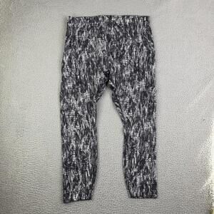 Lululemon InStill HR Tight Womens 14 Black White Geometric 25” LW5EQUS Leggings